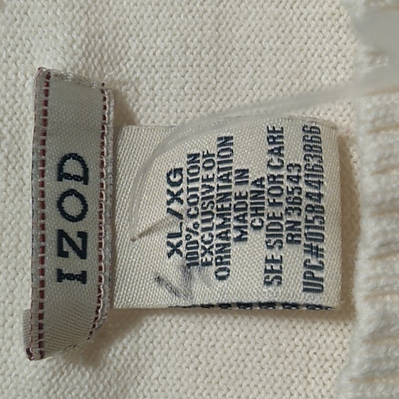 SALE! Izod Preppy Long Sleeve Sweater Sz.XL Gently Worn (BX36) - Picture 6 of 14